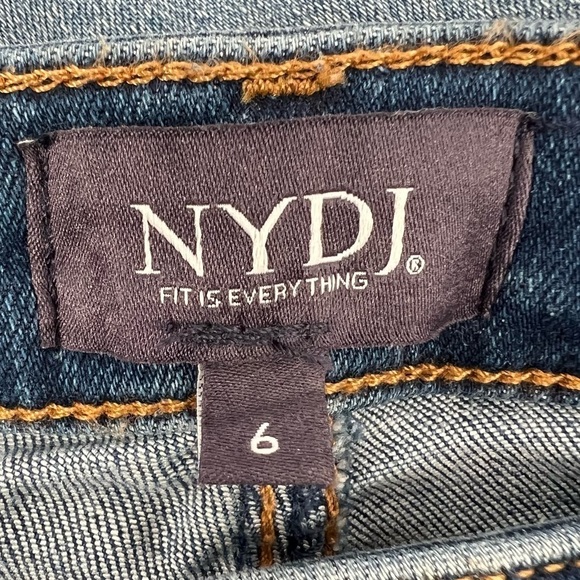NWT NYDJ Easy Fit Ankle Lift Tuck Technology Denim Jeans Size 6 Women's - Picture 2 of 11